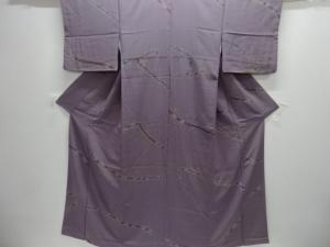 熨斗に花古典柄小紋着物